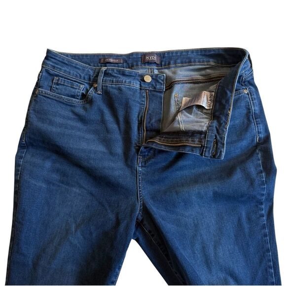 NYDJ Slim Bootcut Denim Blue Jeans Gratitude Sz 16 - Picture 4 of 12